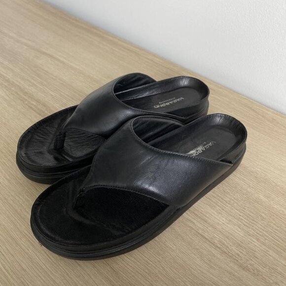 Vagabond Black Sandals - Picture 2 of 4